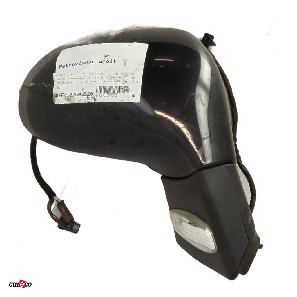 Retroviseur exterieur electrique droit Peugeot 207-207 (WA_, WC_) 1.6 hdi (2006-2013) 5 portes occasion