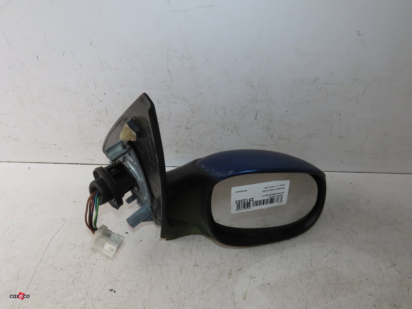 Retroviseur exterieur manuel droit Peugeot 206 3-5 portes (2A-C) 2.0 hdi 90 (1999-2009) 5 portes occasion